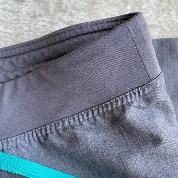 FIGS Technical Collection Scrub Pants Graphite Gray Teal Drawstring Size Medium - Picture 10 of 16